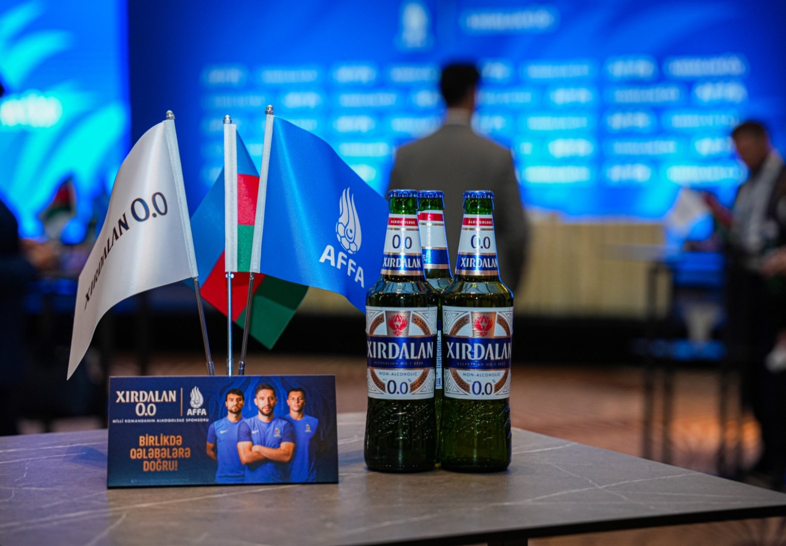 Xırdalan 0.0 Futbol Millisinin alkoqolsuz sponsoru oldu (FOTO)