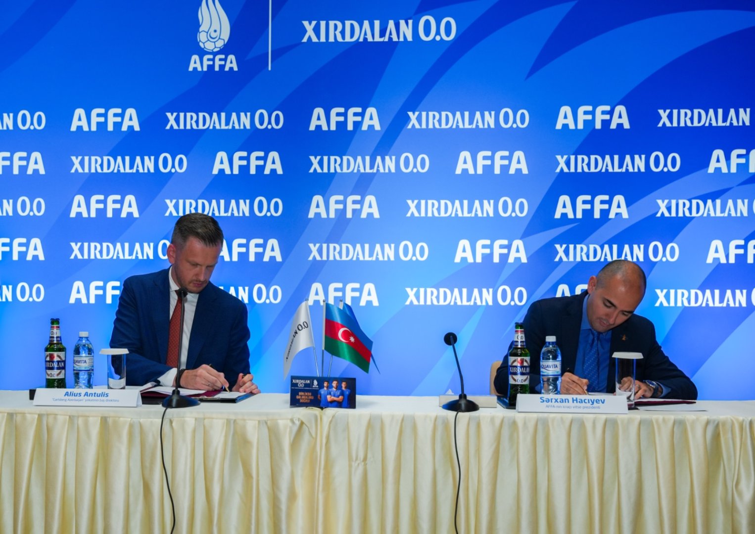 Xırdalan 0.0 Futbol Millisinin alkoqolsuz sponsoru oldu (FOTO)