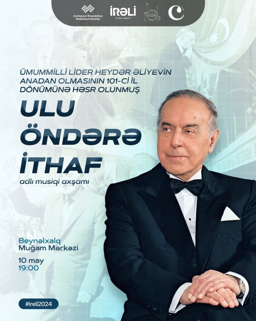 “Ulu Öndərə ithaf” adlı musiqi axşamı keçiriləcək