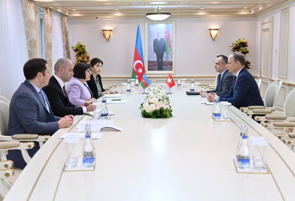 Qarabağ və Şərqi Zəngəzurda bərpa işlərində İsveçrə şirkətlərinin iştirakı məsələsi müzakirə olunub