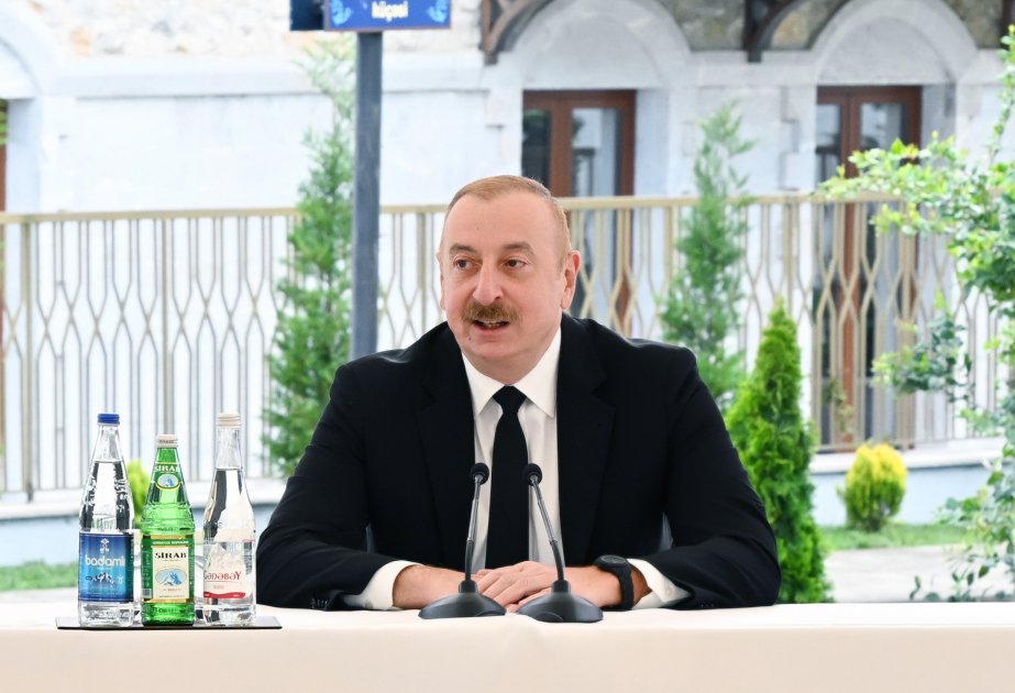 Prezident İlham Əliyev: Qazaxın işğal edilmiş torpaqlarının qaytarılması, delimitasiya, demarkasiyanın şərtlərimiz əsasında aparılması növbəti zəfərimizdir