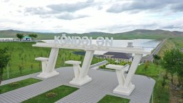 Prezident İlham Əliyev Füzuli rayonunda Köndələnçay su anbarları kompleksinin təmir-bərpadan sonra açılışında iştirak edib (FOTO/VİDEO) (YENİLƏNİB)