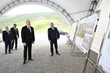 Prezident İlham Əliyev Şuşa rayonunun Turşsu qəsəbəsinin təməlini qoyub (FOTO/VİDEO) (YENİLƏNİB)