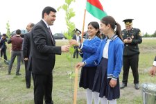 Xaçmaz rayonunda Ümummilli Lider Heydər Əliyevin anadan olmasının 101-ci ildönümü qeyd edilib