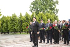 Xaçmaz rayonunda Ümummilli Lider Heydər Əliyevin anadan olmasının 101-ci ildönümü qeyd edilib