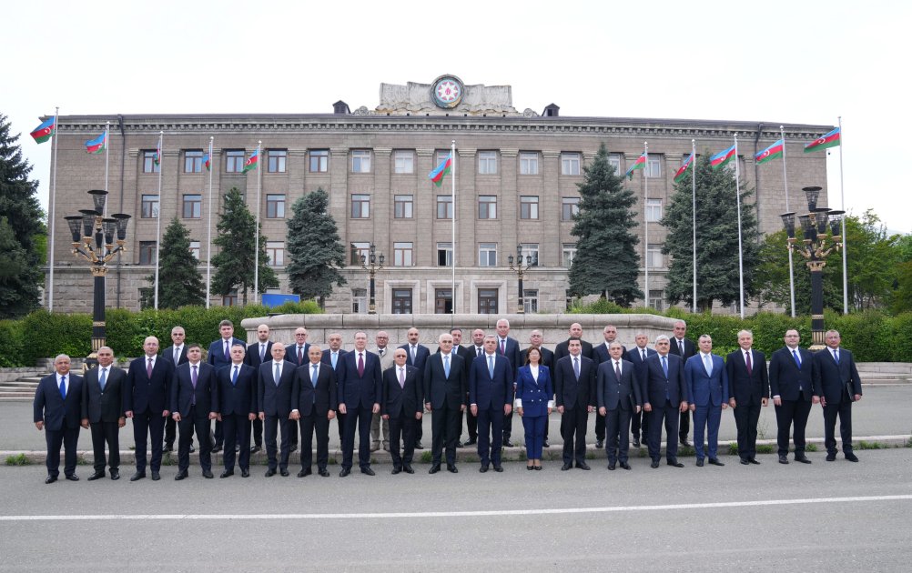 Əlaqələndirmə Qərargahının növbəti iclası Xankəndi şəhərində keçirilib (FOTO)