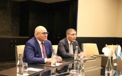 Kamran Nəbizadə IWF prezidenti ilə görüşüb (FOTO)
