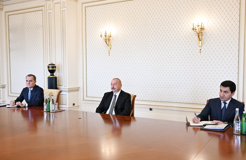 Prezident İlham Əliyev Tuvalunun general-qubernatorunu, Tonqanın Baş nazirini və Baham Adaları Birliyinin xarici işlər nazirini qəbul edib (FOTO/VİDEO) (YENİLƏNİB)