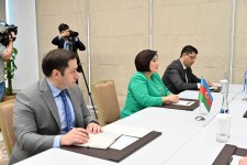 Sahibə Qafarova Özbəkistan Ali Məclisi Senatının sədri ilə görüşüb (FOTO)