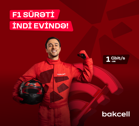 Bakcell “F1 Star” Azərbaycanda ən sürətli fiber internetini təqdim edir