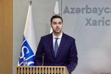 Ceyhun Bayramov  ATƏT-in fəaliyyətdə olan sədri ilə birgə mətbuat konfransı keçirib (FOTO)