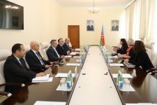 Səhiyyə Nazirliyində Qlobal Fondun Missiyası ilə görüş keçirilib (FOTO)