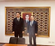 Azərbaycanın Türkmənistandakı səfiri Balkan vilayətinə səfər edib (FOTO)
