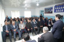 Xaçmazın Yergüc kəndində sakinlərin müraciət və təklifləri dinlənilib (FOTO)