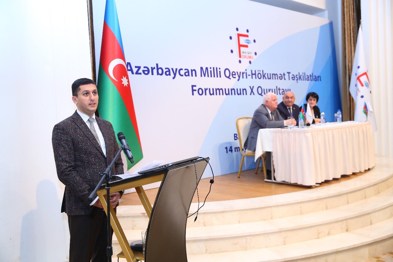 Ramil İsgəndərli Azərbaycan Milli QHT Forumunun yeni rəhbəri seçilib (FOTO)