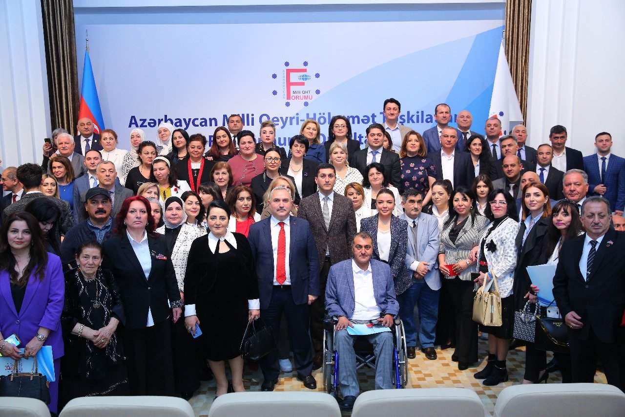 Ramil İsgəndərli Azərbaycan Milli QHT Forumunun yeni rəhbəri seçilib (FOTO)