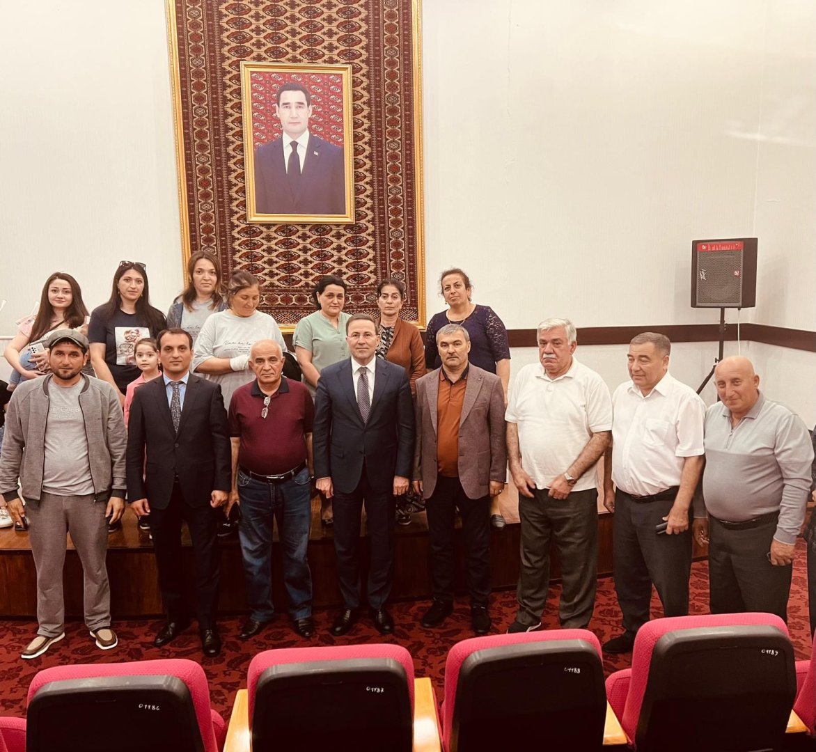 Azərbaycanın Türkmənistandakı səfiri Balkan vilayətinə səfər edib (FOTO)