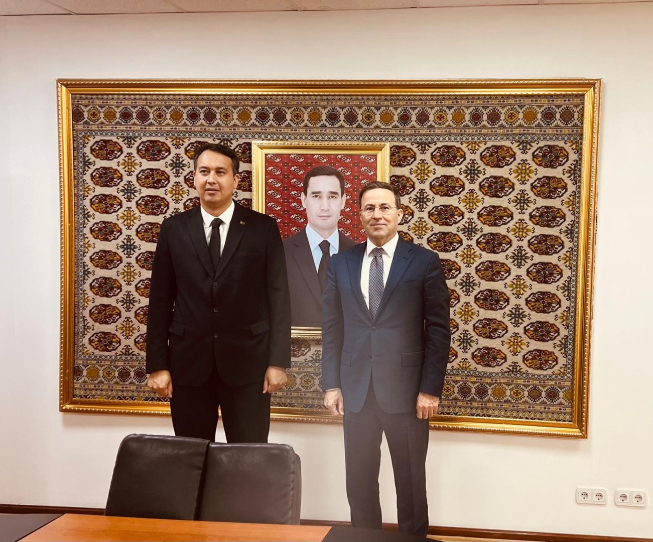 Azərbaycanın Türkmənistandakı səfiri Balkan vilayətinə səfər edib (FOTO)