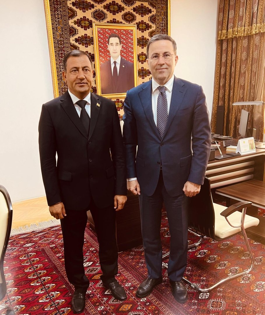 Azərbaycanın Türkmənistandakı səfiri Balkan vilayətinə səfər edib (FOTO)
