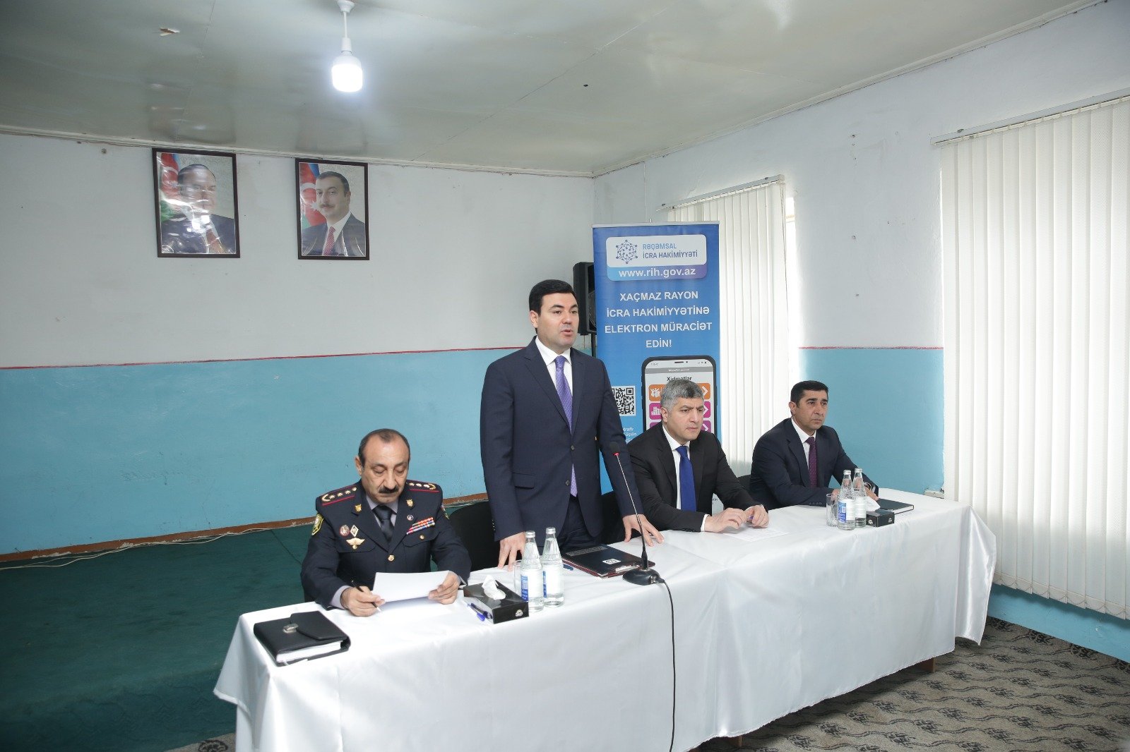 Xaçmazın Yergüc kəndində sakinlərin müraciət və təklifləri dinlənilib (FOTO)