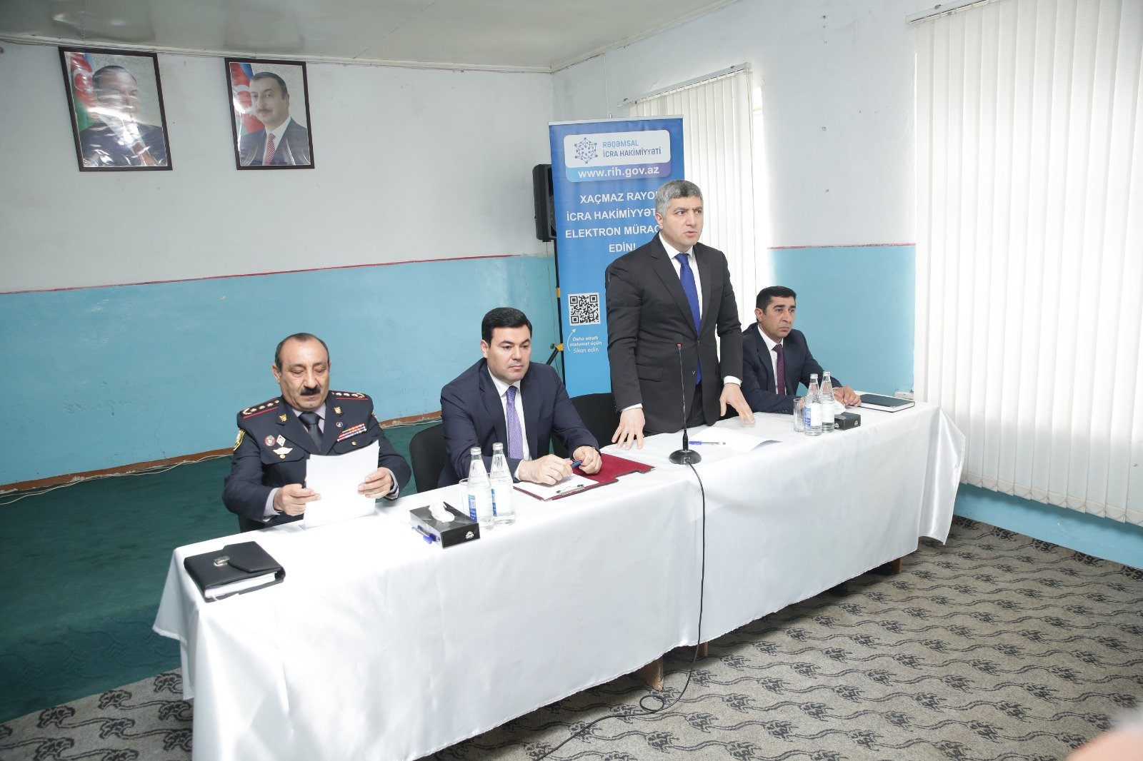 Xaçmazın Yergüc kəndində sakinlərin müraciət və təklifləri dinlənilib (FOTO)