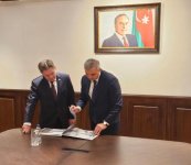 Prezident Administrasiyasının rəhbəri Samir Nuriyev Belarusun Baş nazirinin müavini İqor Petrişenko ilə görüşüb (FOTO)