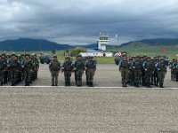 Rusiya sülhməramlılarının Qarabağı tərk etməsi ilə bağlı tədbir keçirilib (FOTO/VİDEO) (YENİLƏNİB)