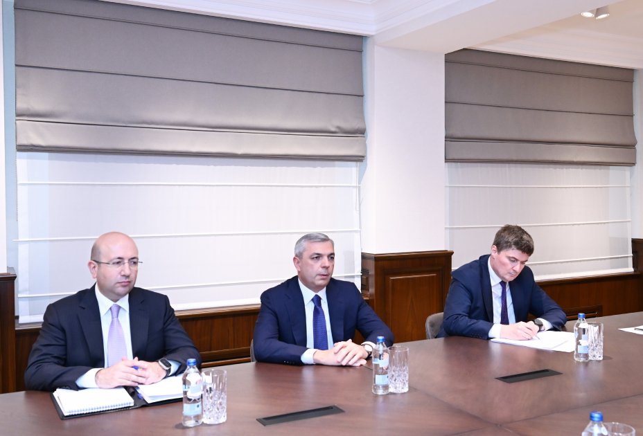 Prezident Administrasiyasının rəhbəri Samir Nuriyev Belarusun Baş nazirinin müavini İqor Petrişenko ilə görüşüb (FOTO)