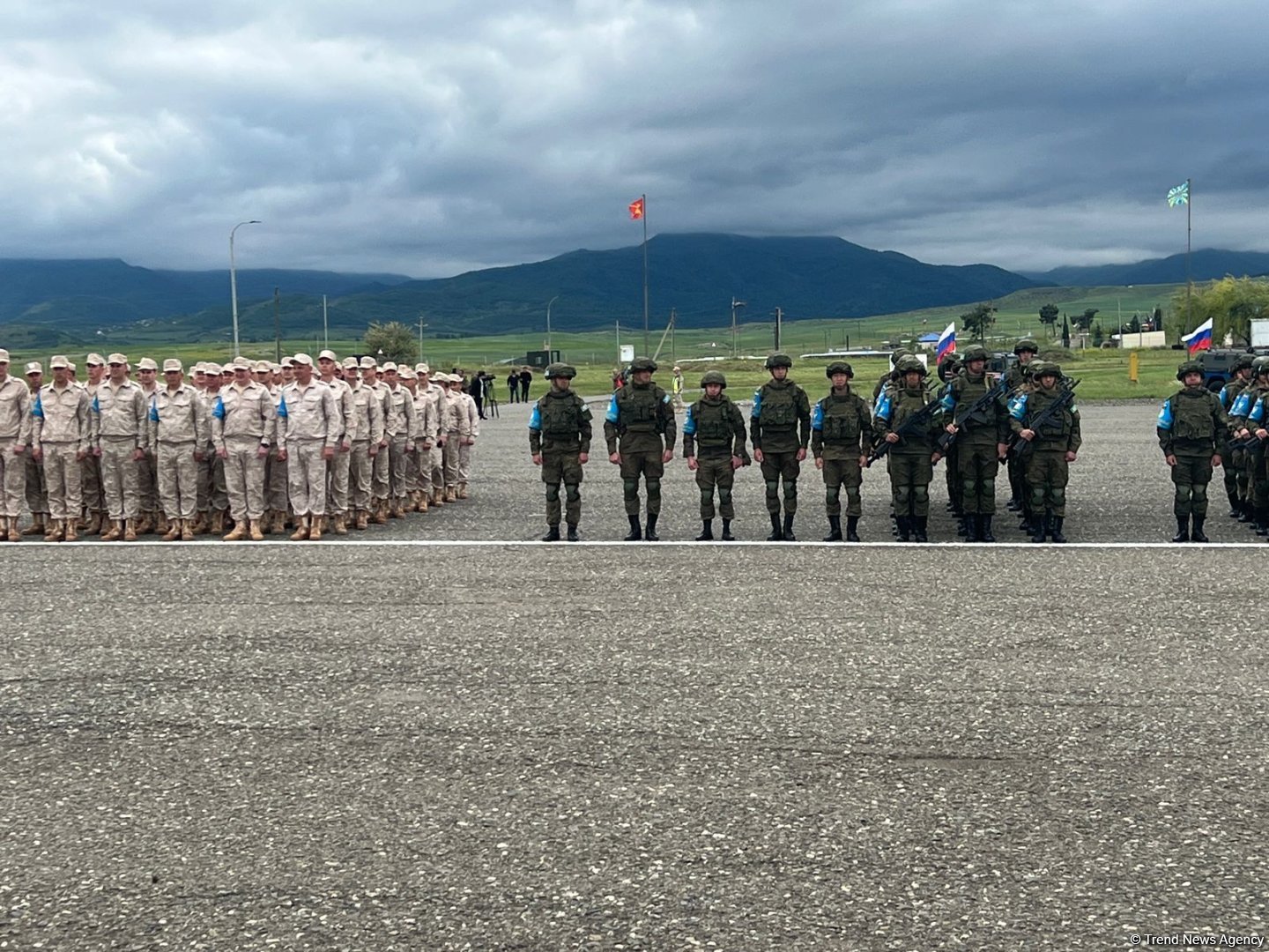 Rusiya sülhməramlılarının Qarabağı tərk etməsi ilə bağlı tədbir keçirilib (FOTO/VİDEO) (YENİLƏNİB)