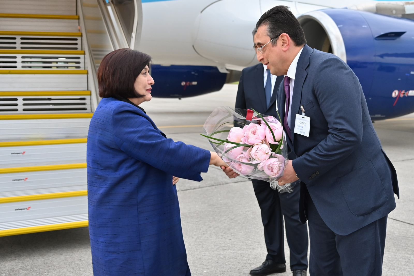Sahibə Qafarova İsveçrə Konfederasiyasına səfərə gedib