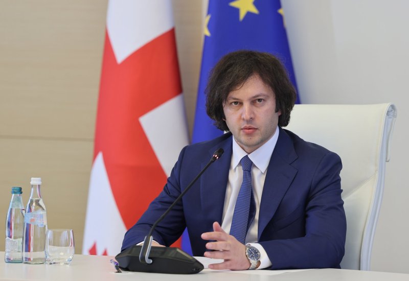 Gürcüstanın Baş naziri Prezident İlham Əliyevi təbrik edib