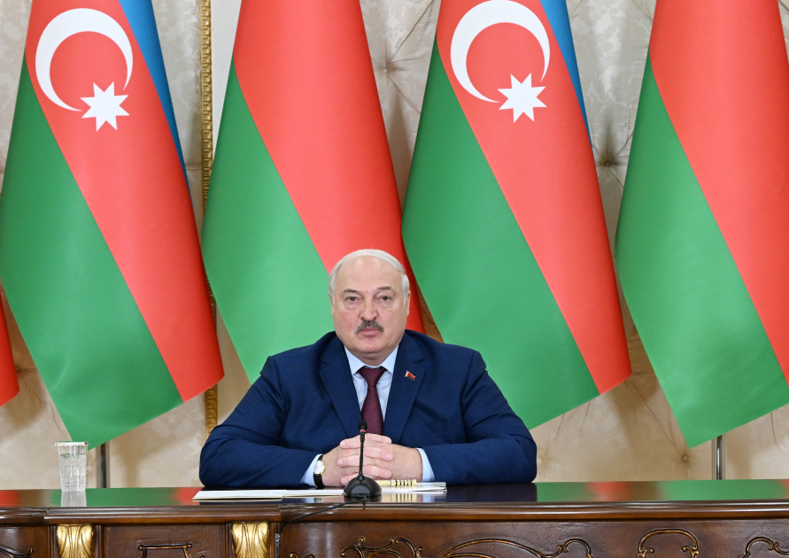 Prezident İlham Əliyev və Prezident Aleksandr Lukaşenko mətbuata bəyanatlarla çıxış ediblər (FOTO/VİDEO) (YENİLƏNİB)