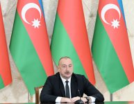 Prezident İlham Əliyev və Prezident Aleksandr Lukaşenko mətbuata bəyanatlarla çıxış ediblər (FOTO/VİDEO) (YENİLƏNİB)
