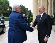 Belarus Prezidenti Aleksandr Lukaşenkonun rəsmi qarşılanma mərasimi olub (FOTO/VİDEO)