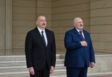 Belarus Prezidenti Aleksandr Lukaşenkonun rəsmi qarşılanma mərasimi olub (FOTO/VİDEO)