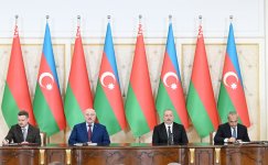 Azərbaycan-Belarus sənədləri imzalanıb (FOTO/VİDEO) (YENİLƏNİB)
