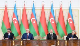 Azərbaycan-Belarus sənədləri imzalanıb (FOTO/VİDEO) (YENİLƏNİB)