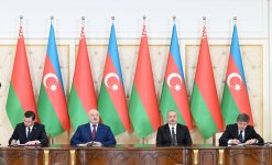 Azərbaycan-Belarus sənədləri imzalanıb (FOTO/VİDEO) (YENİLƏNİB)