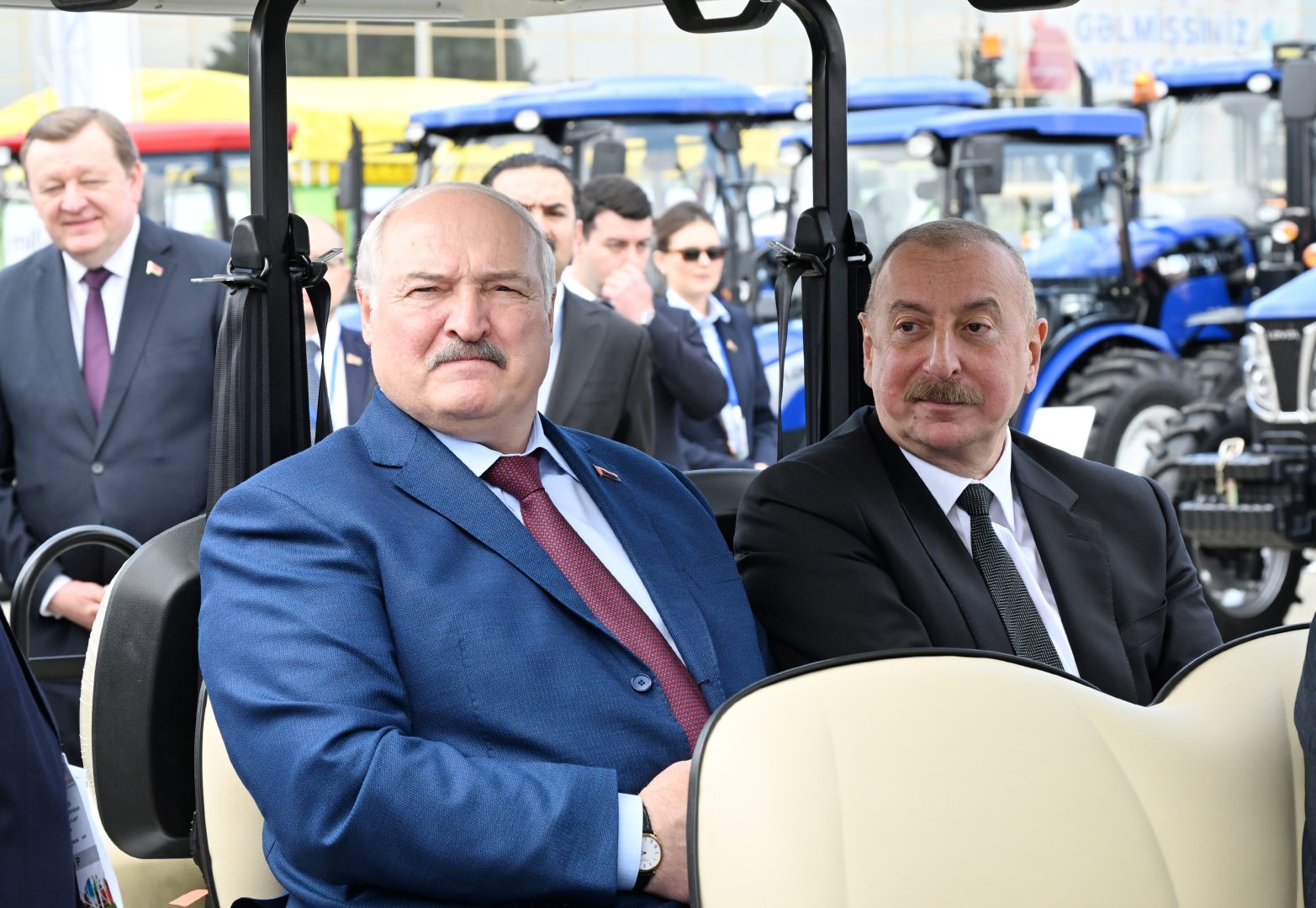 Azərbaycan və Belarus Prezidentləri “Caspian Agro” və  “InterFood Azerbaijan” sərgiləri ilə tanış olublar (FOTO/VİDEO) (YENİLƏNİB-2)
