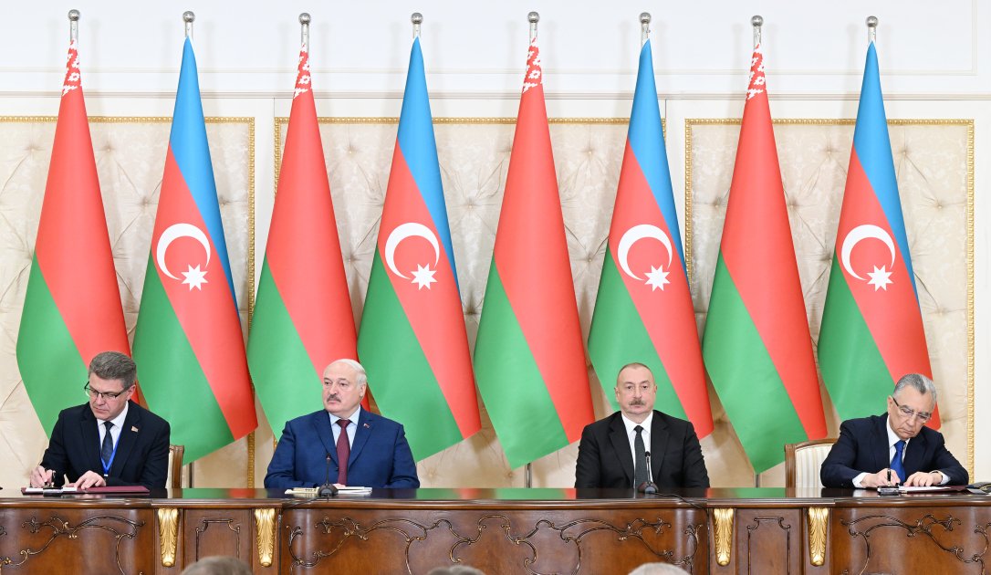 Azərbaycan-Belarus sənədləri imzalanıb (FOTO/VİDEO) (YENİLƏNİB)