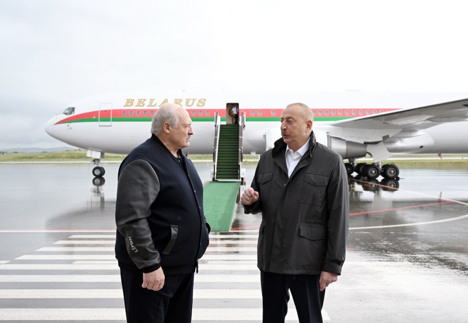 Azərbaycanda dövlət səfərində olan Belarus Prezidenti Aleksandr Lukaşenko Füzuli rayonuna gəlib (FOTO/VİDEO) (YENİLƏNİB)
