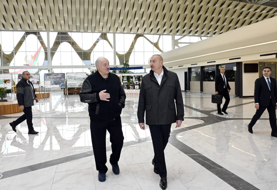 Azərbaycanda dövlət səfərində olan Belarus Prezidenti Aleksandr Lukaşenko Füzuli rayonuna gəlib (FOTO/VİDEO) (YENİLƏNİB)
