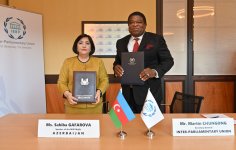 Milli Məclislə Parlamentlərarası İttifaq arasında COP29 çərçivəsində Parlament görüşünün təşkilinə dair Anlaşma Memorandumu imzalanıb (FOTO)
