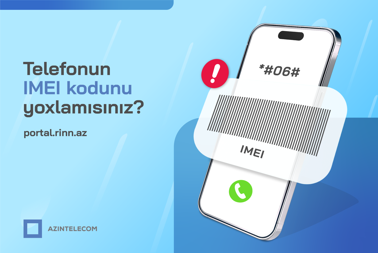 Azərbaycanda bloklanmış IMEI kodlarla şəbəkəyə qoşulma cəhdlərinin sayı açıqlandı