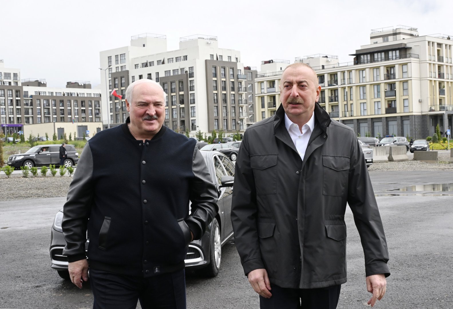 Prezident İlham Əliyev və Aleksandr Lukaşenko Füzuli şəhərinin dağıdılmış yerlərinə baxıb və şəhərin Baş planı ilə tanış olublar (FOTO/VİDEO) (YENİLƏNİB)