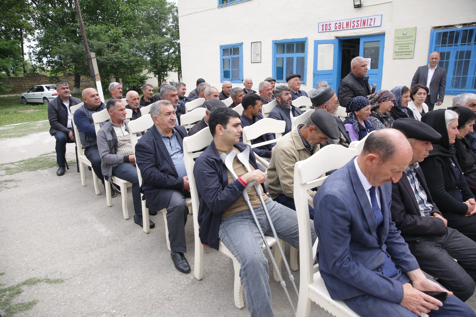 Xaçmazın Niyazoba kəndində növbəti səyyar qəbul keçirilib (FOTO)