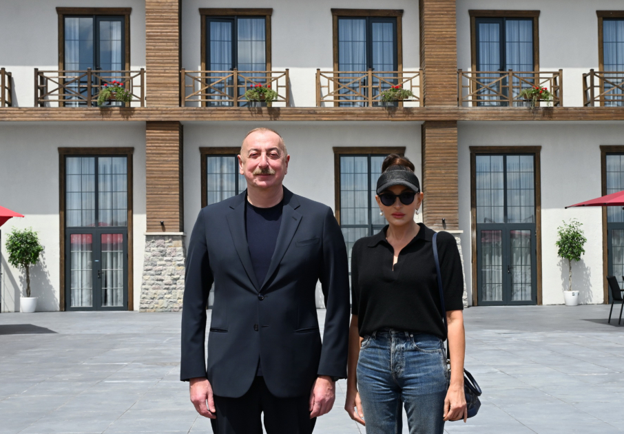 Prezident İlham Əliyev və Birinci xanım Mehriban Əliyeva Zəngilan rayonunda “Ağalı” hotelinin açılışında iştirak ediblər (YENİLƏNİB) (FOTO)