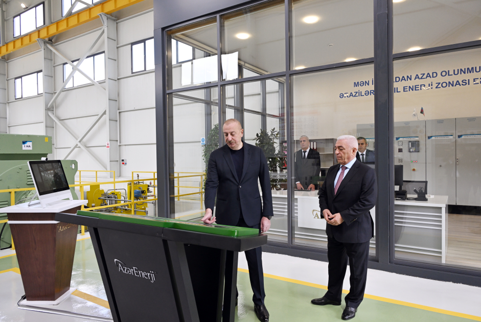 Prezident İlham Əliyev “AzərEnerji” Açıq Səhmdar Cəmiyyətinin “Zəngilan” və “Şayıflı” Su Elektrik stansiyalarının açılışlarını edib (YENİLƏNİB) (FOTO/VİDEO)