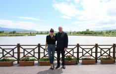 Prezident İlham Əliyev və Birinci xanım Mehriban Əliyeva Zəngilan rayonunda “Ağalı” hotelinin açılışında iştirak ediblər (YENİLƏNİB) (FOTO)