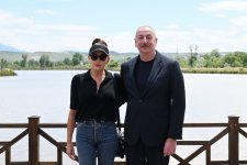 Prezident İlham Əliyev və Birinci xanım Mehriban Əliyeva Zəngilan rayonunda “Ağalı” hotelinin açılışında iştirak ediblər (YENİLƏNİB) (FOTO)